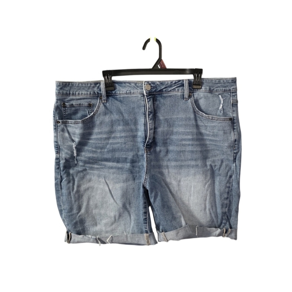 Terra & Sky Women's Plus Denim Jean Shorts Size 20W